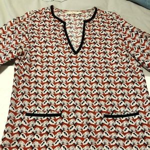 Tory Burch linen blouse